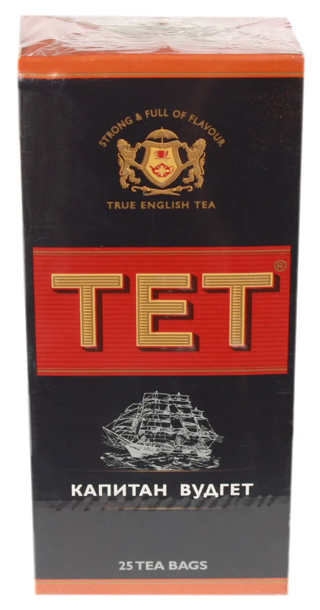 Чай чорний Captain Vudget пакетований 50 г, 25 шт/упак
