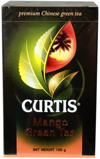 Curtis Mango Green Tea Large Leaf with Mango and Pineapple Aroma 100g — photo 4