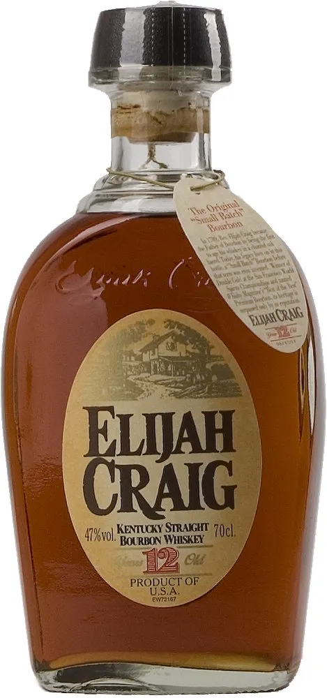 Elijah Craig 12 Year Bourbon Small Batch Whiskey 70 ml
