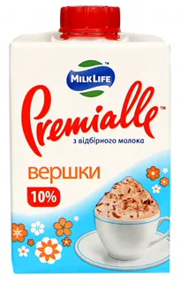 MilkLife Premialle sterilized cream pure pack 10% 200g — photo 3