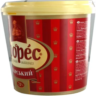 Fores Tsarsky Mayonnaise 72% 1000g bucket — photo 6