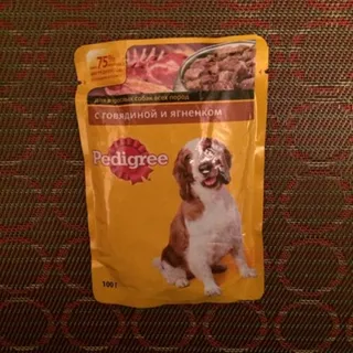 Pedigree Adult Dog Food Canned with Beef and Lamb 100g — photo 3
