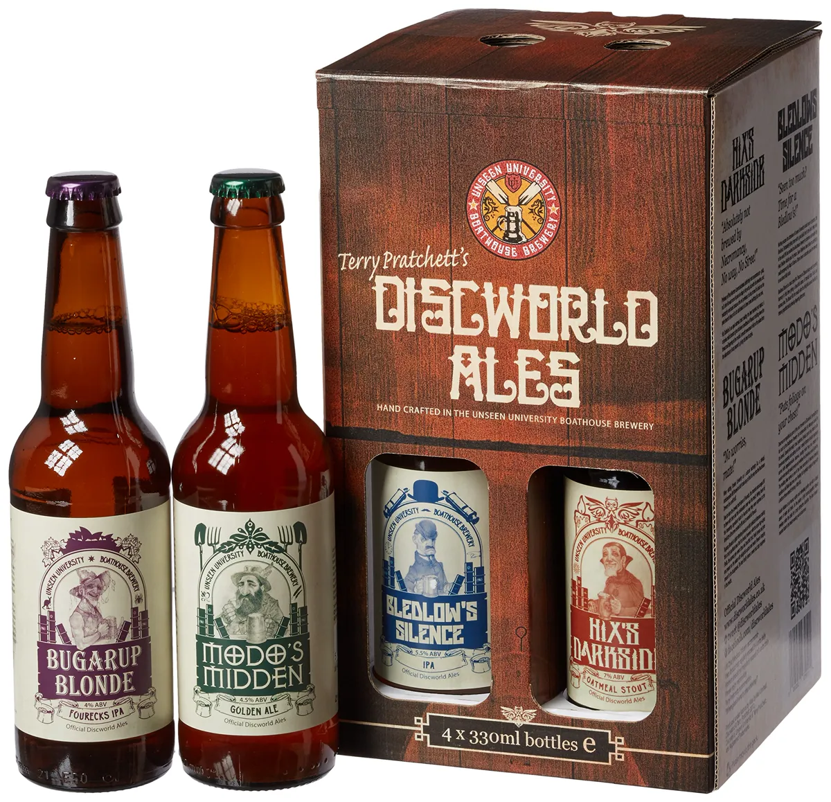 Discworld Ales: набір з 4 пляшок оновленого випуску