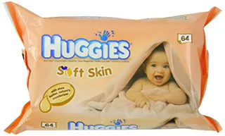 Huggies Soft Skin Baby Wipes 64 pcs — photo 2