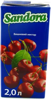 Sandora Cherry Nectar Clarified Pasteurized 2L — photo 7