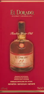 El Dorado 12-річний Золотий Ром 70cl — фото 11