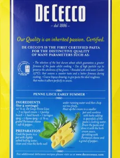 De Cecco Pasta, Penne Lisce, 16 oz (5 pack) — photo 5