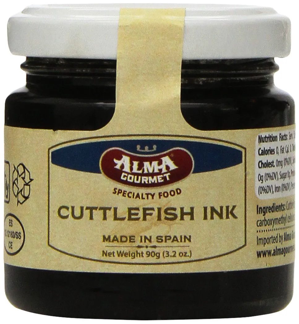 Чорнило кальмара Alma Gourmet скляна банка 90 г