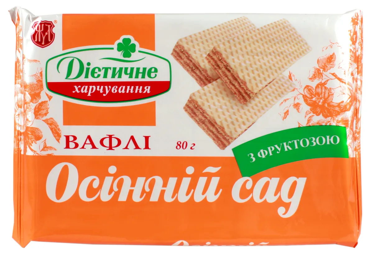 Diet Wafers Autumn Garden Zhytomyrski Lakomstva 80g