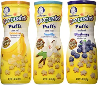 Gerber Graduates Puffs Variety Pack (Vanilla, Blueberry, Banana) - 1.48 oz - 3 Packs — photo 4