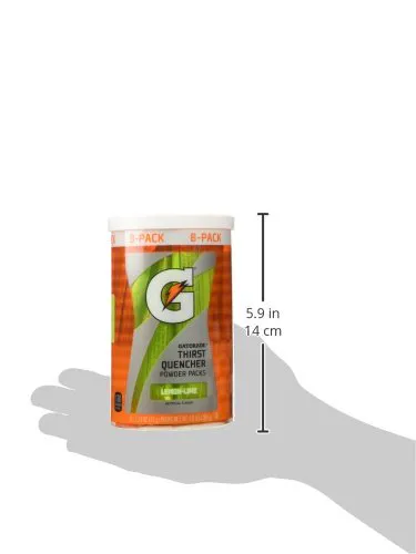 Порошок Gatorade G - Лимон-лайм, 8 пакетів