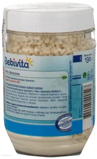 Bebivita Baby Tea with Fennel Instant Sugar-Free from 1 Week 130g Plastic Jar — photo 3