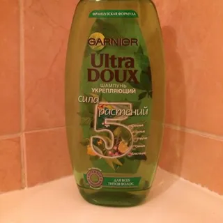 Garnier Ultra Doux 5 Plants Strength Shampoo for All Hair Types 400ml — photo 4