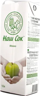 Nash Sok Apple Nectar Tetra Pak 1.43L — photo 4