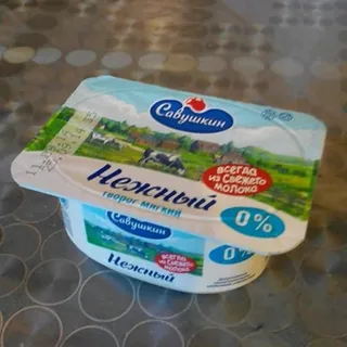 Savushkin tvorog (curd cheese) tender 0.125 kg — photo 2