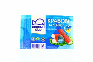 Vodnyi Myr chilled crab sticks vacuum pack 200g — photo 2