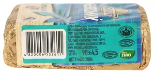 Nevsky creamy processed cheese 60% Bashtanka 90g — photo 6