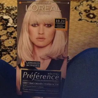Loreal Recital Hair Dye 10.21 Very Light Ash Blonde Pearly Lightener — photo 7
