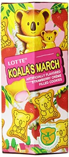 Lotte Koala March Strawberry Cookies, 1.45 oz (12 pack) — photo 4