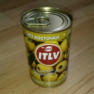 Itlv Green Pitted Olives 314ml Tin — photo 2