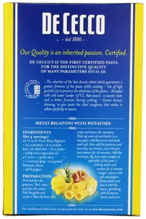 De Cecco Pasta, Mezzi Rigatoni, 16 oz (5 pack) — photo 12