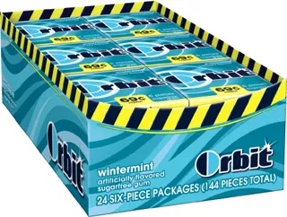 Orbit Wintermint Sugar-Free Gum, 6 pcs Mini Pack (24 count) — photo 5