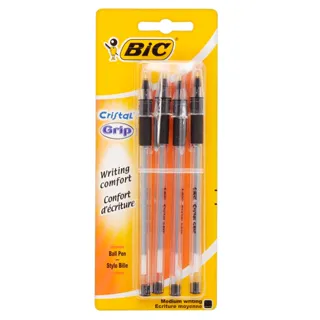 Bic Cristal Black Clip Pens — photo 2