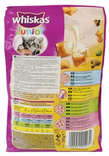 Корм Whiskas з куркою для кошенят та годуючих кішок 300 г — фото 2