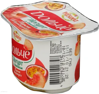 Dolche Peach-Passion Fruit Yogurt 3.2% 120g — photo 4