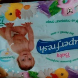 Superfresh Baby Wet Wipes 72pcs — photo 4