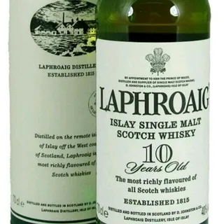Laphroaig 10 Year Old Whisky 0.7l Tube — photo 9