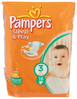 Pampers Sleep & Play Midi 3 Diapers for Children 4-9kg 16pcs — photo 3
