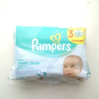 Pampers Baby Fresh Wet Wipes 3x64 — photo 2