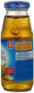 Gerber Apple Grape Rosehip Juice No Sugar Glass Jar 0.175L — photo 2