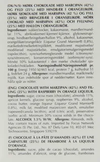 Candy with marzipan, raspberry-orange liqueur, Anthon Berg 275g — photo 9