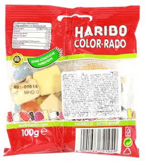 Haribo Color-Rado Chewy Candies 100g — photo 2