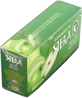 Printsessa Yava Green Tea Green Apple, 25x1.5g — photo 6