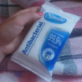 Smile Baby Antibacterial Wet Wipes 15pcs — photo 5