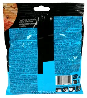 Snekkin Wheat-Rye Crackers Crab Flavor with Creamy Sauce 80g — photo 2