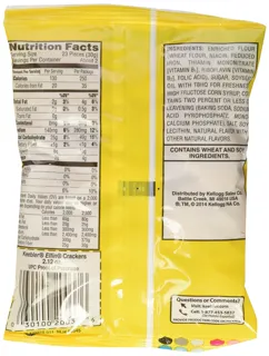 Kelloggs Elfin Cookie Crackers, 2.125 oz - 60 pack — photo 3