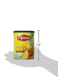 Lipton Iced Tea Mix, Decaf Lemon Sweetened 10 Qt — photo 9