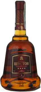 Shustoff Cognac 4 Stars 40% 0.5L — photo 2