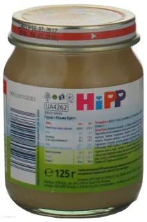 Hipp Williams Pear Puree No Sugar For Children From 4 Months Glass Jar 125g — photo 4