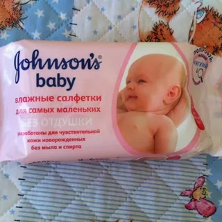 Johnson's Baby Unscented Baby Wipes 56 pcs — photo 2