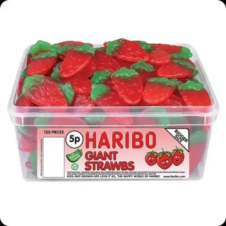 Haribo Giant Strawberry 120 pcs x 4 — photo 2