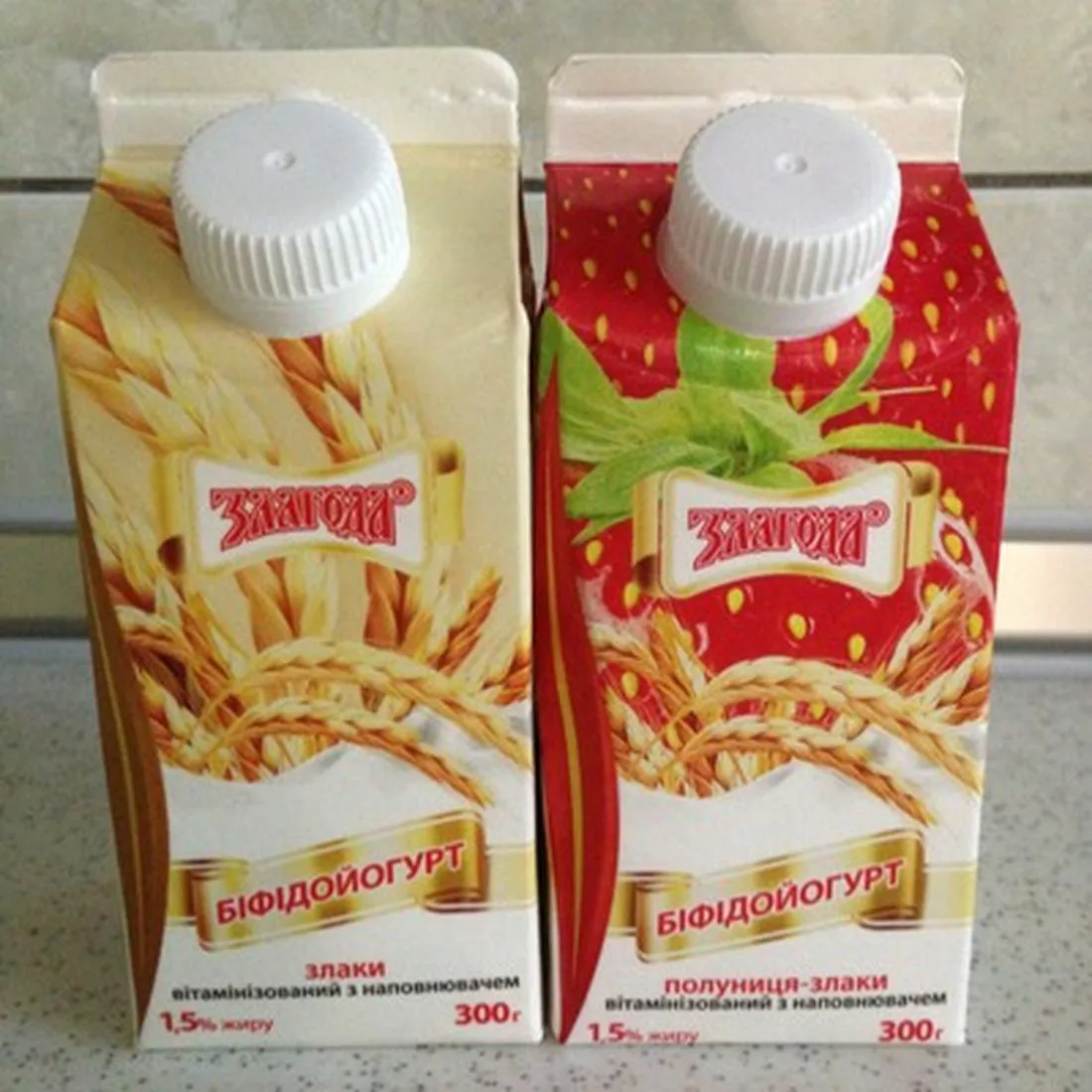 Zlahoda Bifidoyogurt Cereal 1.5% Pure Pak 300g