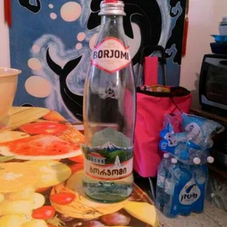 Borjomi Strongly Sparkling Mineral Water Glass Bottle 0.5L — photo 11