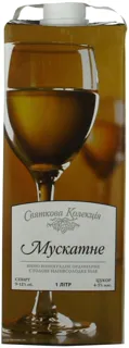 White Wine Prazdnichnaya Kollektsiya Muscat Semi-Sweet 1000ml — photo 6