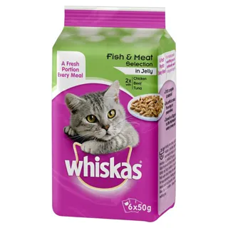 Whiskas Cat Pouches Meat and Fish in Jelly — photo 2