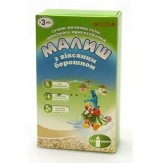 Malysh Milk Oat Flour Mix for Babies from 3 Months 350g — photo 5